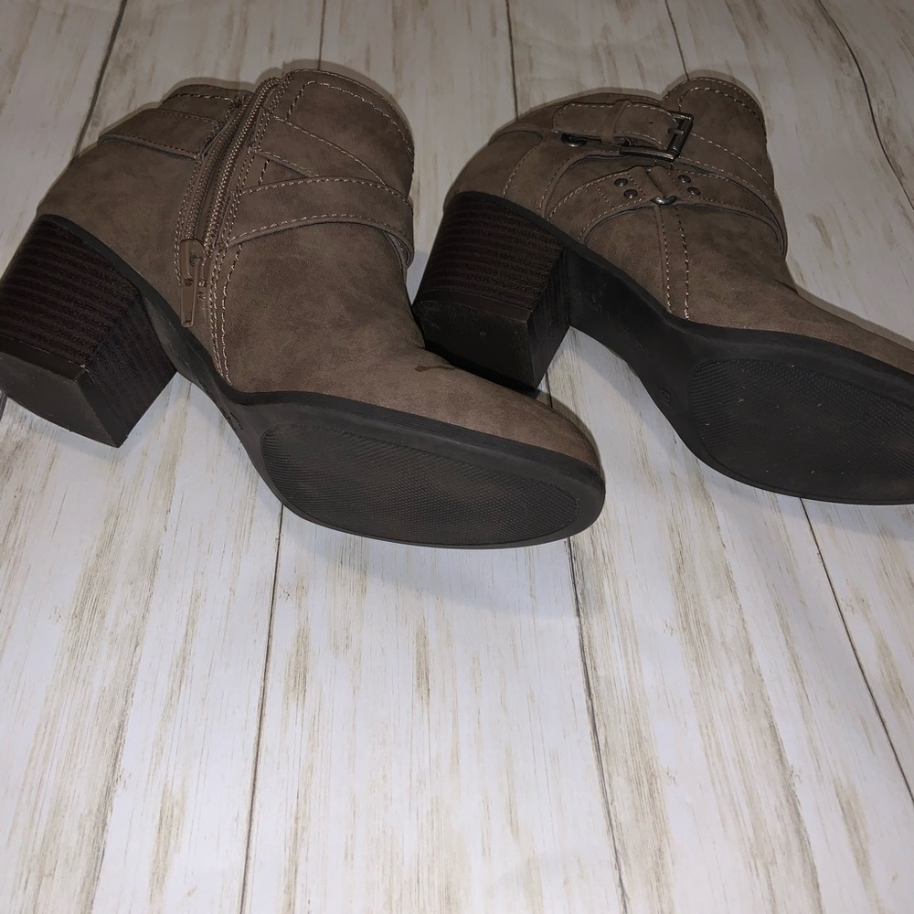 indigo booties